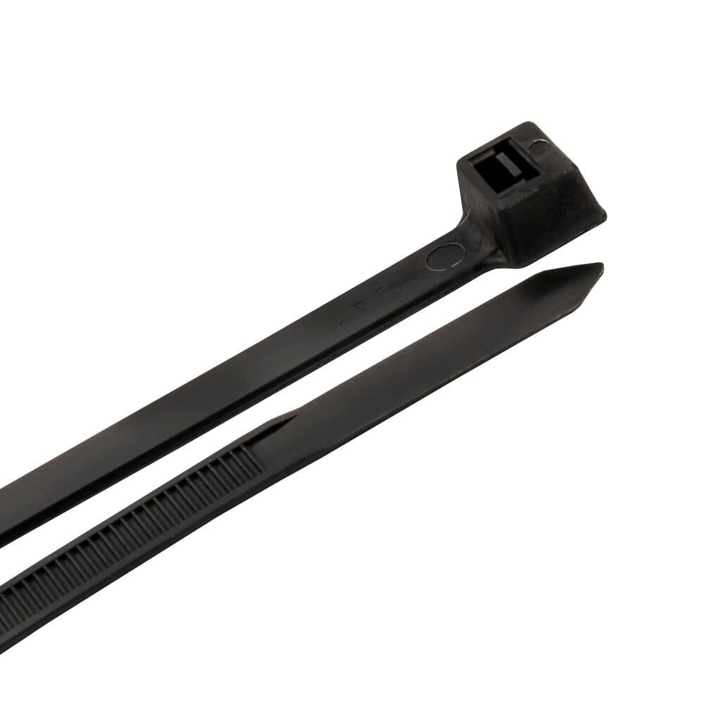 62071 Cable Ties, 14-1/2 in Black